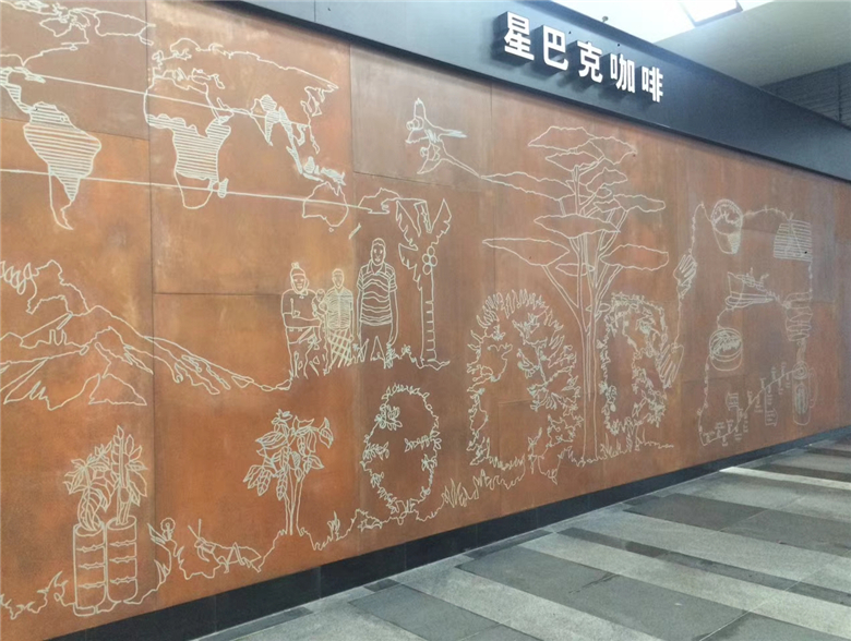 仪征耐候钢幕墙